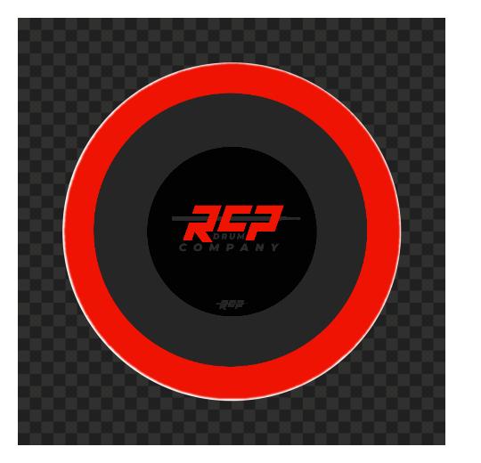 RCP Active Snap Shot Snare Drum Practice Pad with Adjustable Snare Purple Head & Custom Laminate
