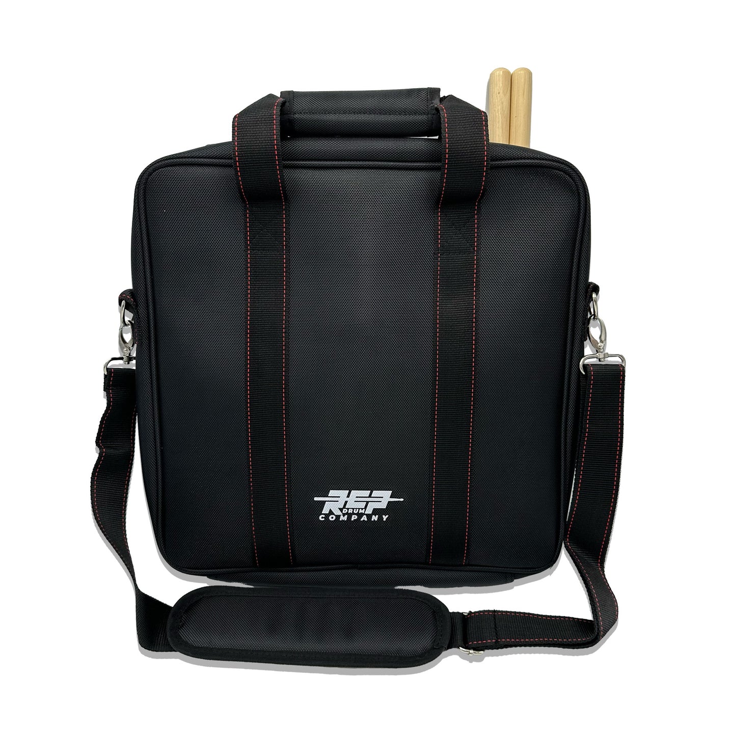 Drum Practice Pad Carry Bag with Strap for Pads up to 14"
