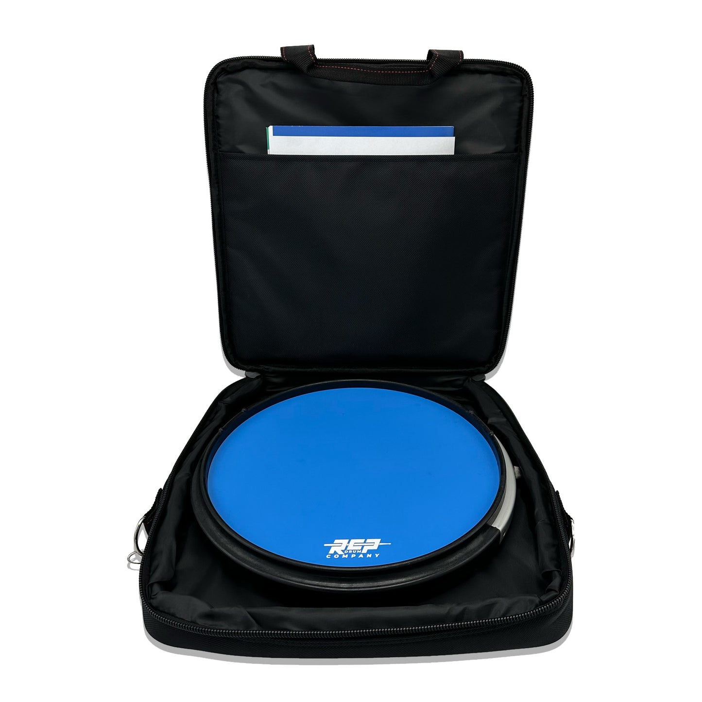Drum Practice Pad Carry Bag with Strap for Pads up to 14"