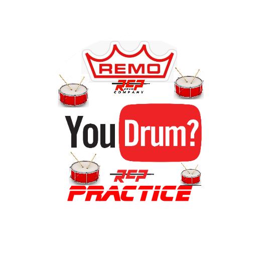 RCP Active Snap Shot Snare Drum Practice Pad with Adjustable Snare, Fire Edition & Custom Laminate
