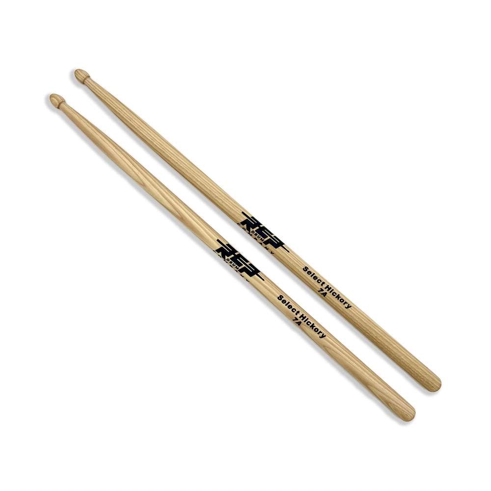 RCP American Hickory 7A Drumsticks  RCP Drum Company   