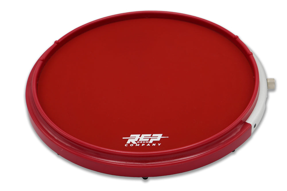 RCP Active Snap Shot Snare Drum Practice Pad with Adjustable Snare, Fire Edition & Custom Laminate  RCP Drum Company   