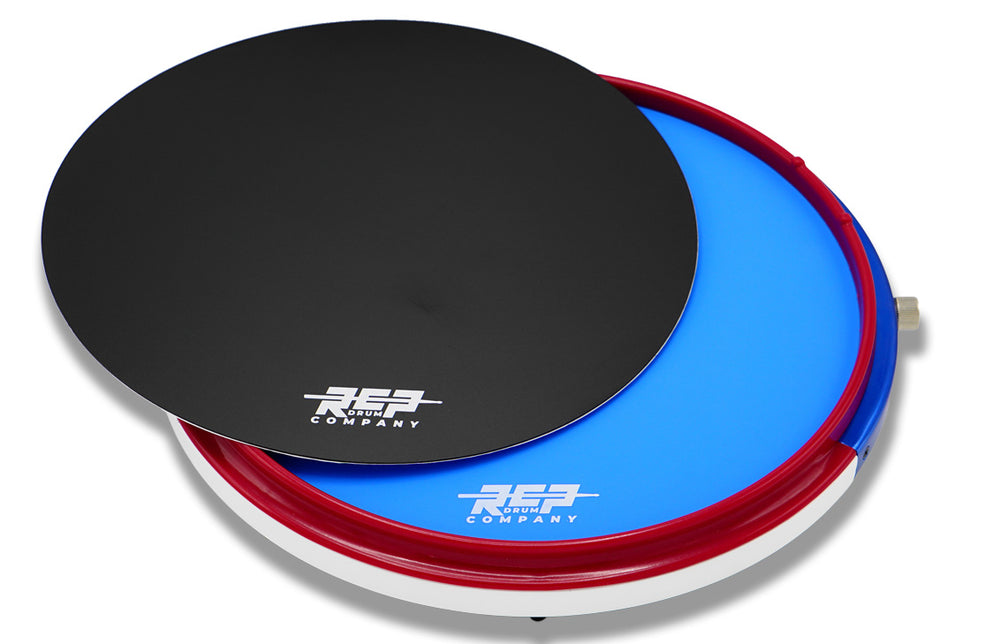 RCP Active Snare Drum Practice Pad Package with Adjustable Snare, Blue Head & Laminate  RCP Drum Company   