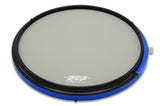 RCP Active Snap Shot Snare Drum Practice Pad with Adjustable Snare, Grey Head & Custom Laminate  RCP Drum Company   