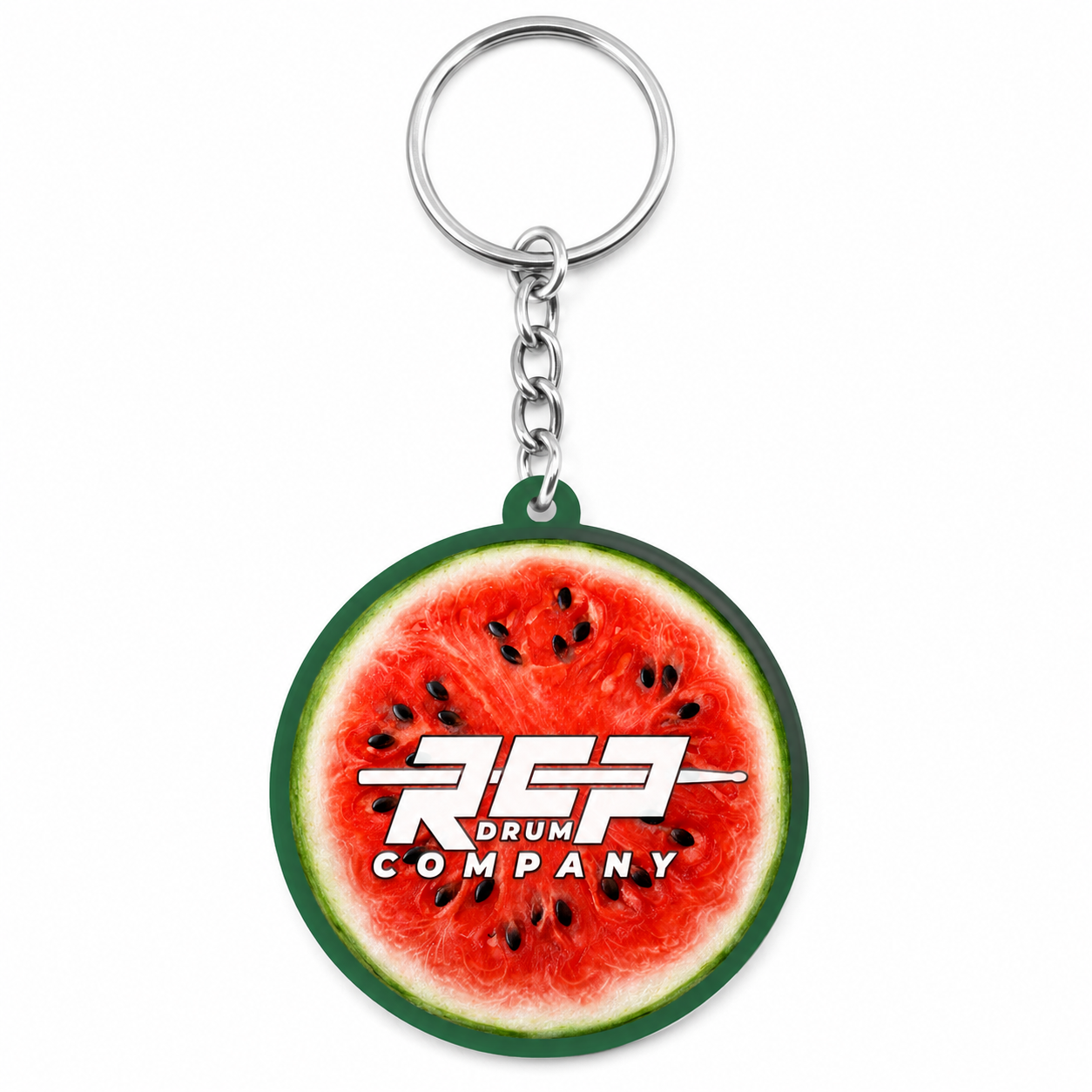 RCP Drum Company 2" Round Keychain Watermelon