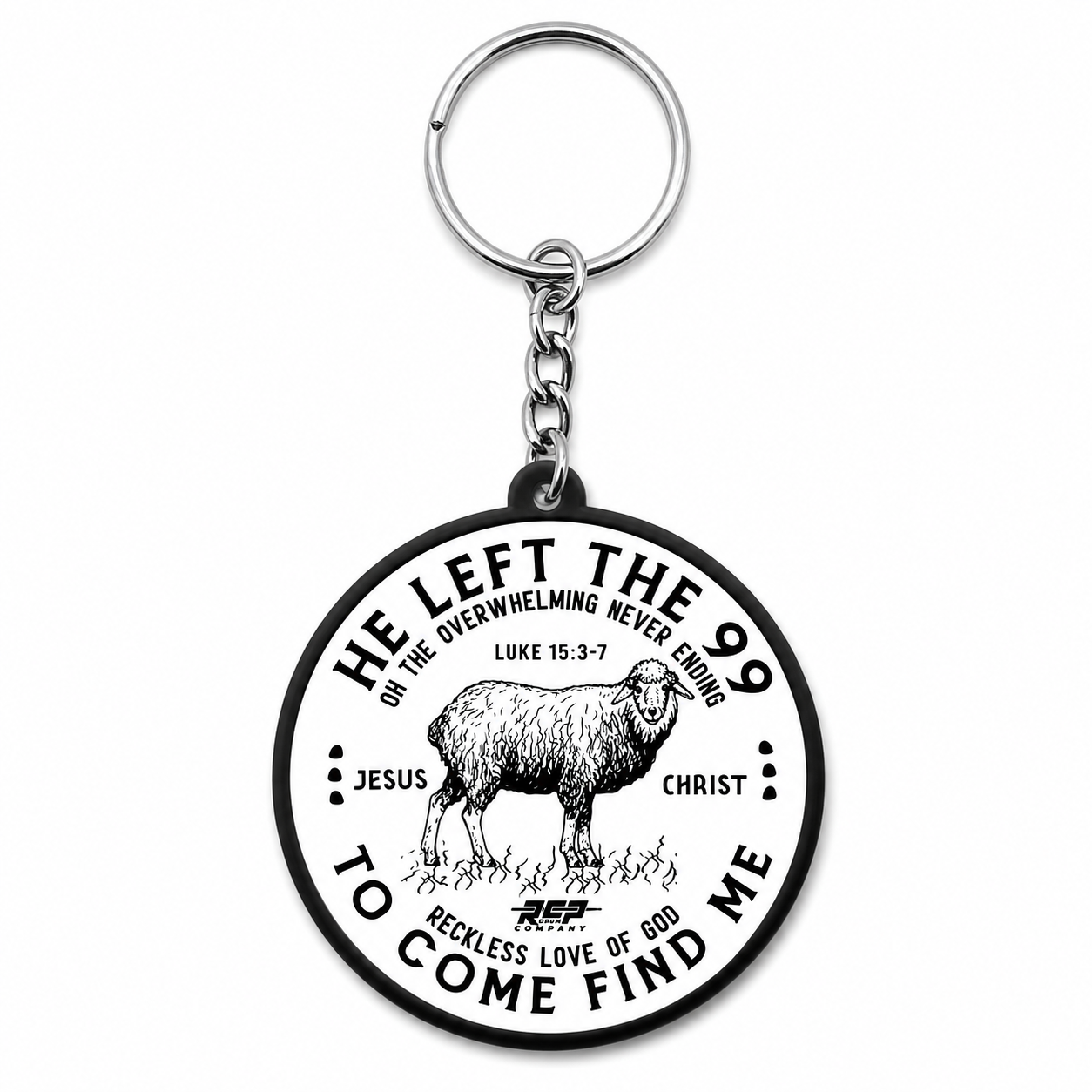 RCP Drum Company 2" Round Keychain Faith Design