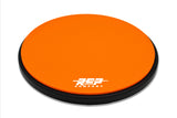 RCP (Flex Series 2.0) 12’’ Double Sided Silicone Drum Practice Pad, Orange  RCP Drum Company   