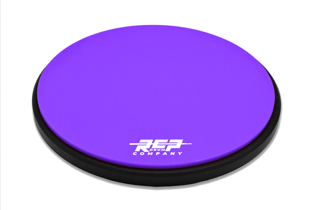 RCP (Flex Series 2.0) 12’’ Double Sided Silicone Drum Practice Pad, Purple  RCP Drum Company   