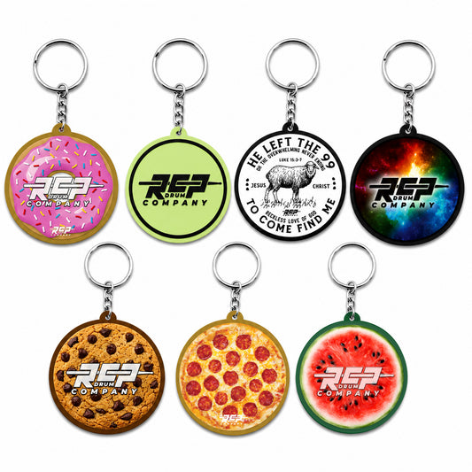 RCP Drum Company 2" Round Keychain