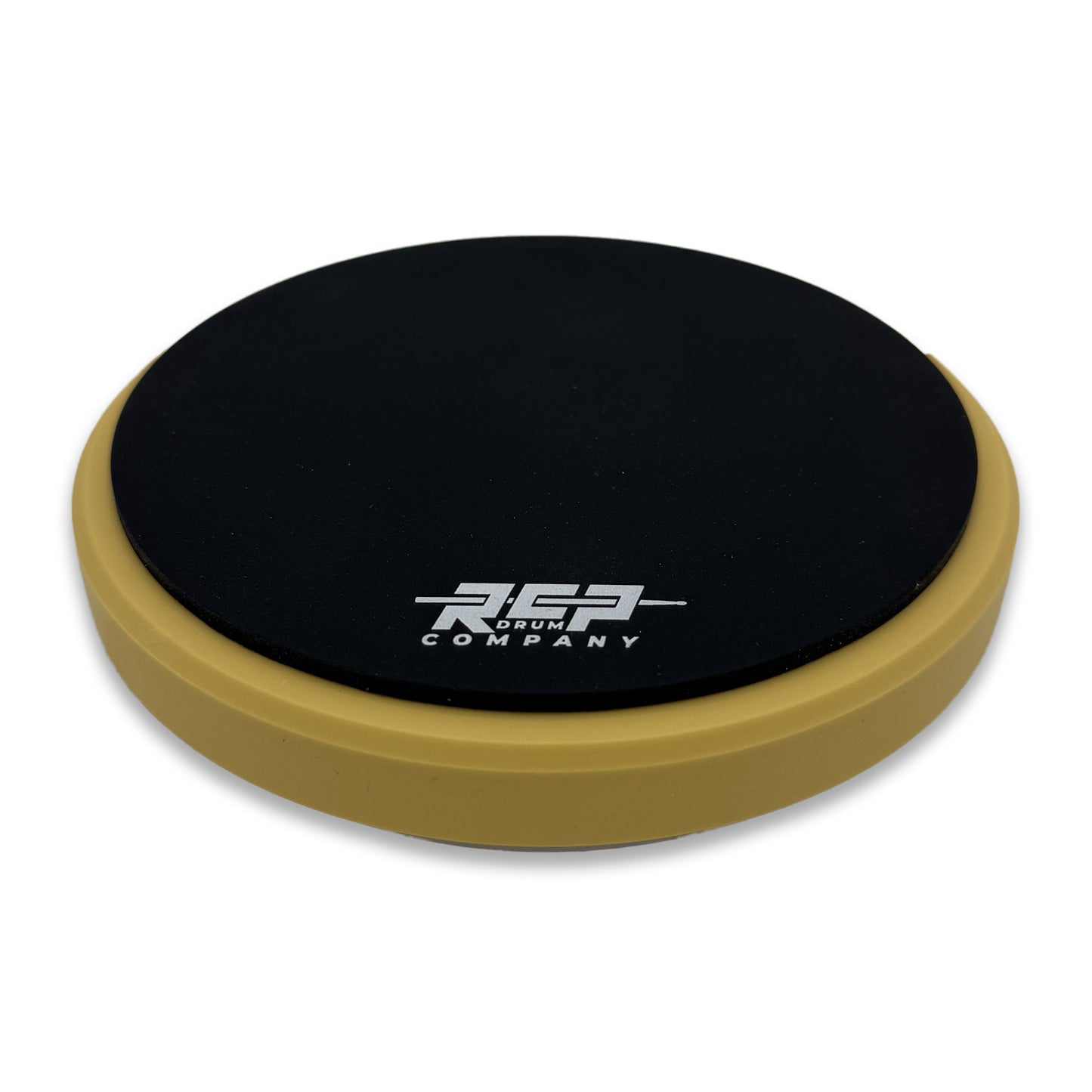 RCP Flex Series™️ 6" Mini Pizza Pad® bottom with black rubber and yellow base