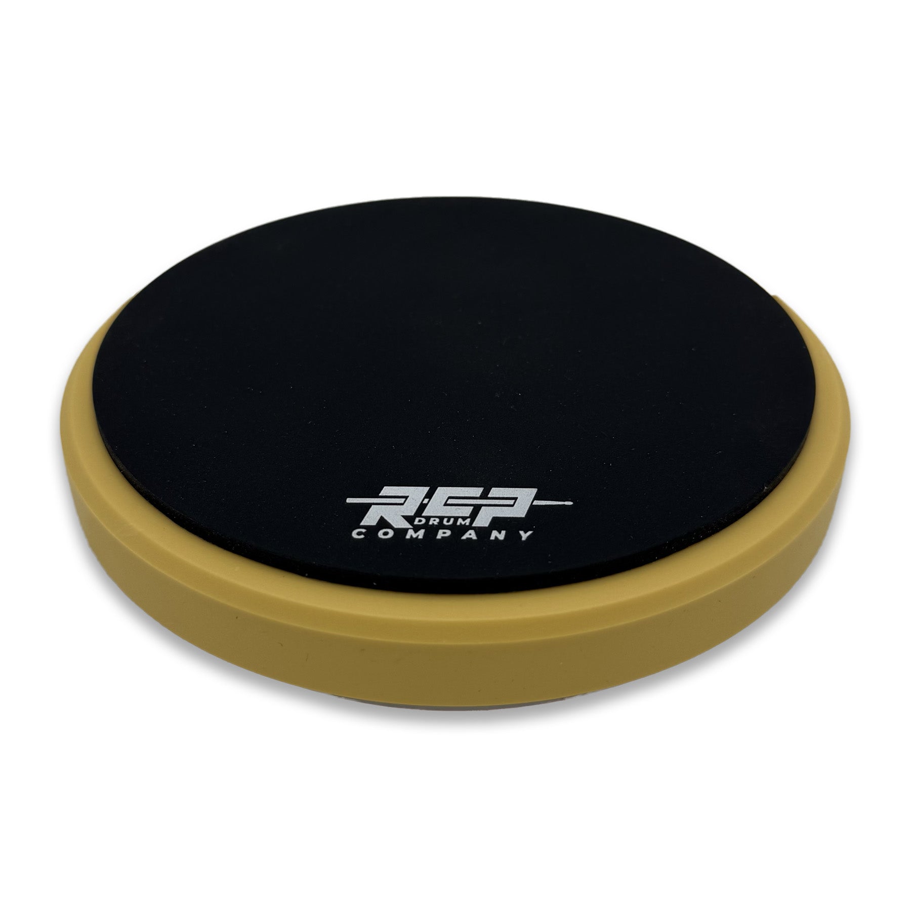 RCP Flex Series™️ 6" Mini Pizza Pad® bottom with black rubber and yellow base