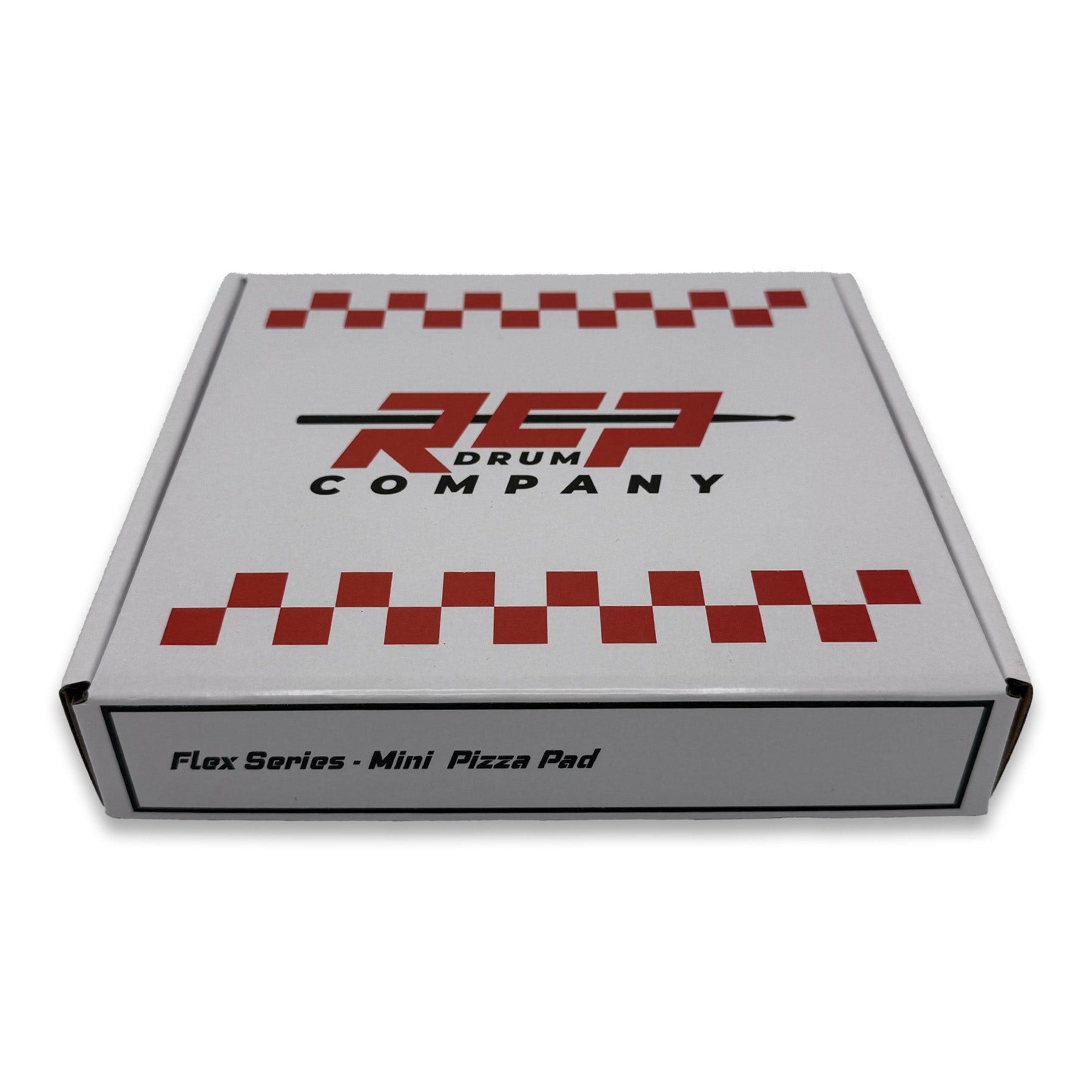 RCP Flex Series 6" Mini Pizza Pad® in a white and red RCP pizza box