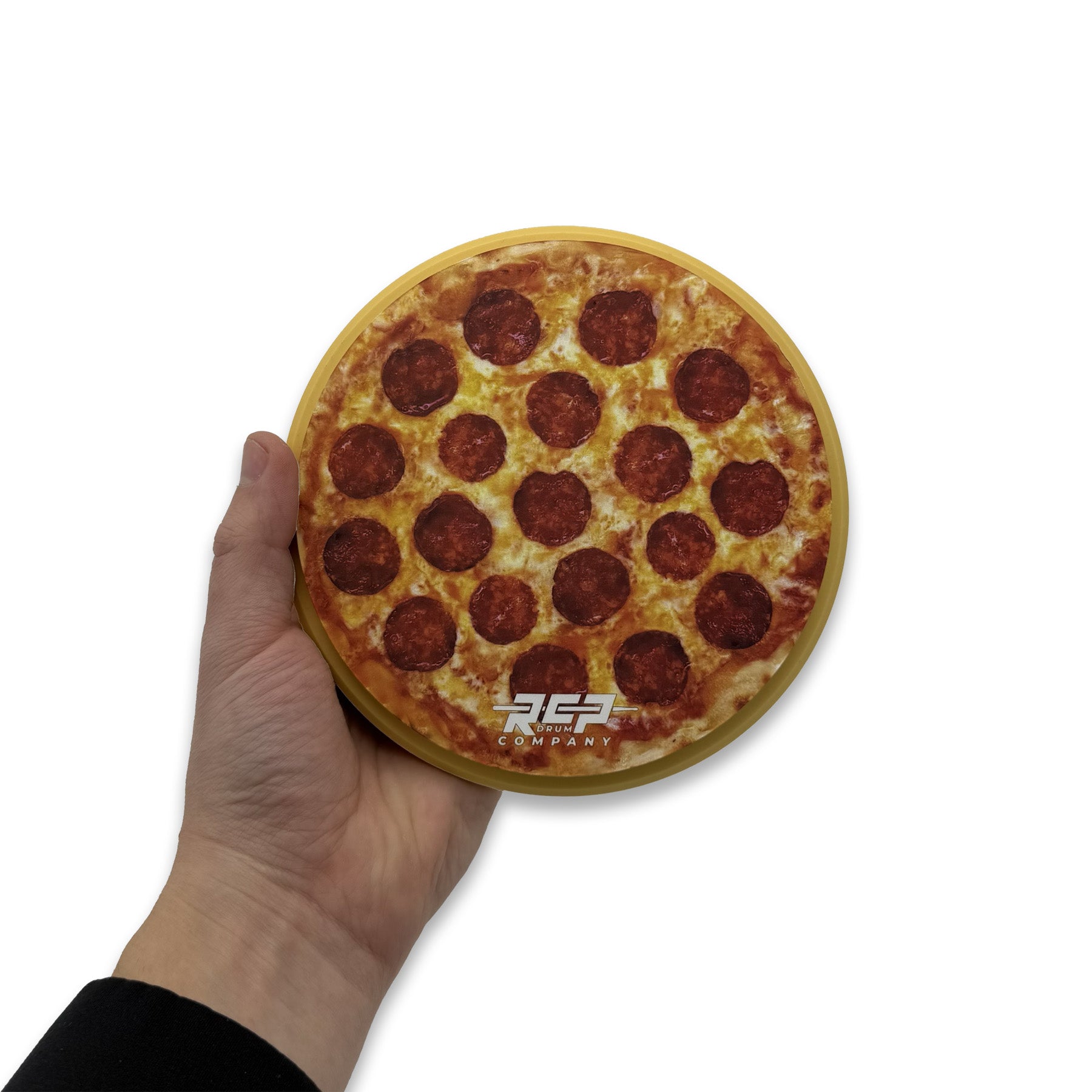 RCP Flex Series™️ 6" Mini Pizza Pad® in a hand
