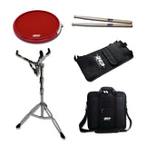 Active Practice Drum Pad Deal Pack With Pad, Stand, Carry Bag, Stick Bag and Sticks
