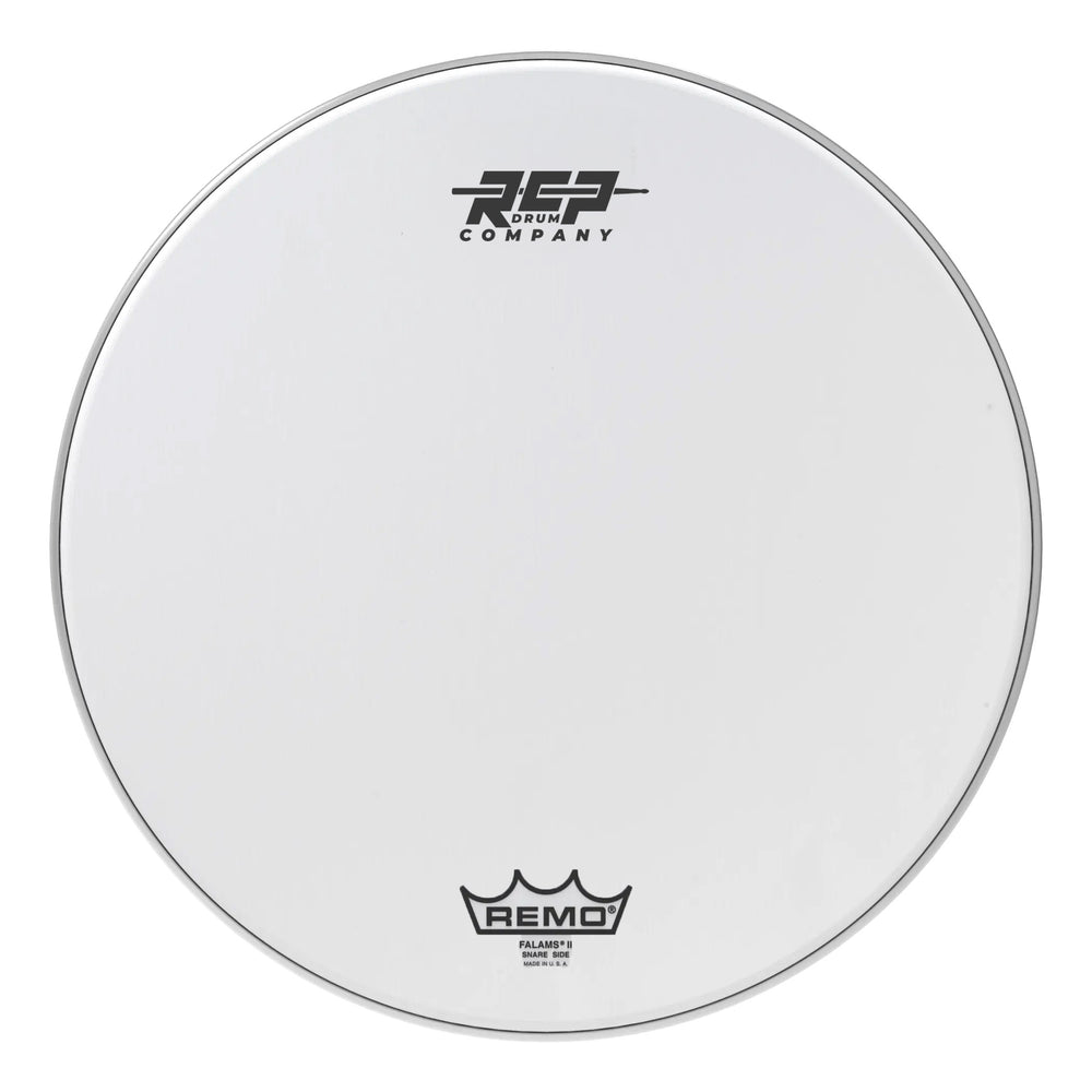 Remo Falams Smooth White Marching Snare Drumhead  12" (RCP Drum Company)