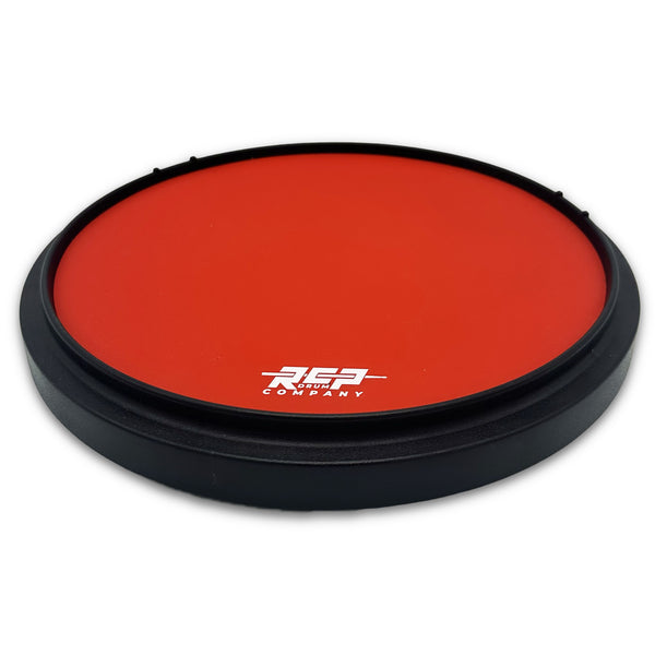 RCP Strike Series Practice Pad Red head with black base and rim