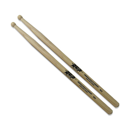 RCP American Hickory M2 Marching Drumsticks