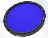 RCP Drum Company Custom 11" Black Double Sided Drum Practice Pad Midnight Blue Drum Practice Pad RCP Drum Company Midnight Blue Black 