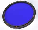 RCP Drum Company Custom 11" Black Double Sided Drum Practice Pad Midnight Blue Drum Practice Pad RCP Drum Company Midnight Blue Orange 