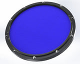 RCP Drum Company Custom 11" Black Double Sided Drum Practice Pad Midnight Blue Drum Practice Pad RCP Drum Company Midnight Blue Silver 