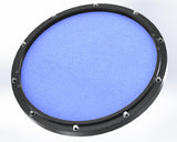RCP Drum Company Custom 11" Black Double Sided Drum Practice Pad Sky Blue Drum Practice Pad RCP Drum Company Sky Silver 