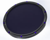RCP Drum Company Custom 11" Black Double Sided Drum Practice Pad Twilight Head Drum Practice Pad RCP Drum Company Twilight Dark Blue 