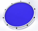 RCP Drum Company Custom 11" White Double Sided Snare Drum Practice Pad Midnight Blue - RCP Drum Company