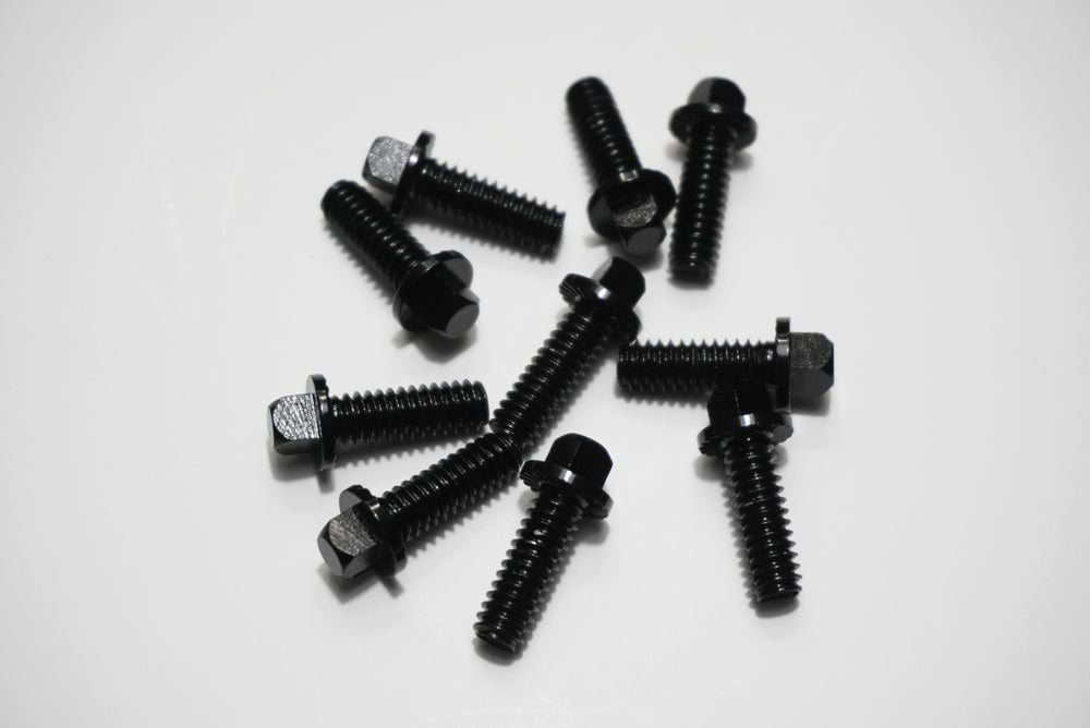 Black hardware screws 10 count for RCP Drum Premium and Snap Shot Pads  RCP Drum Company   