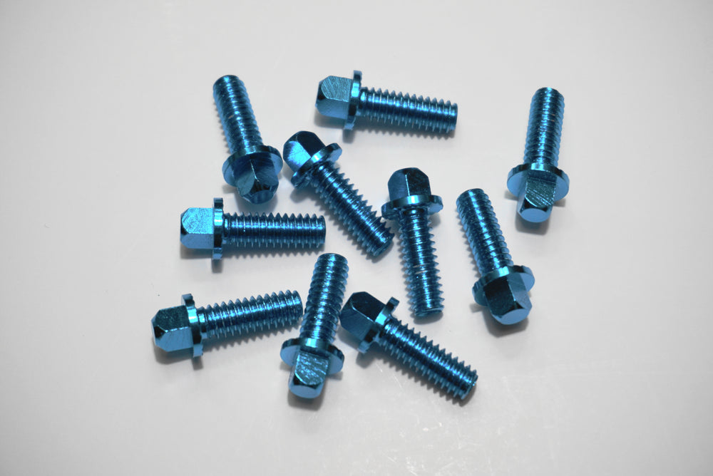 Light Blue hardware screws 10 count for RCP Drum Premium and Snap Shot Pads  RCP Drum Company   