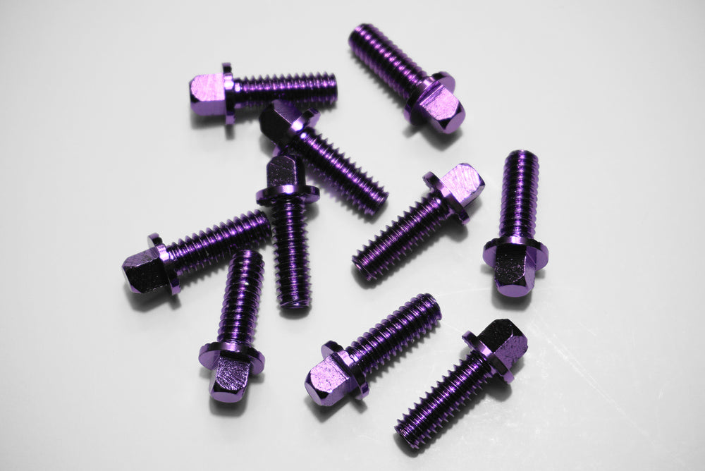 Purple hardware screws 10 count for RCP Drum Premium and Snap Shot Pads  RCP Drum Company   