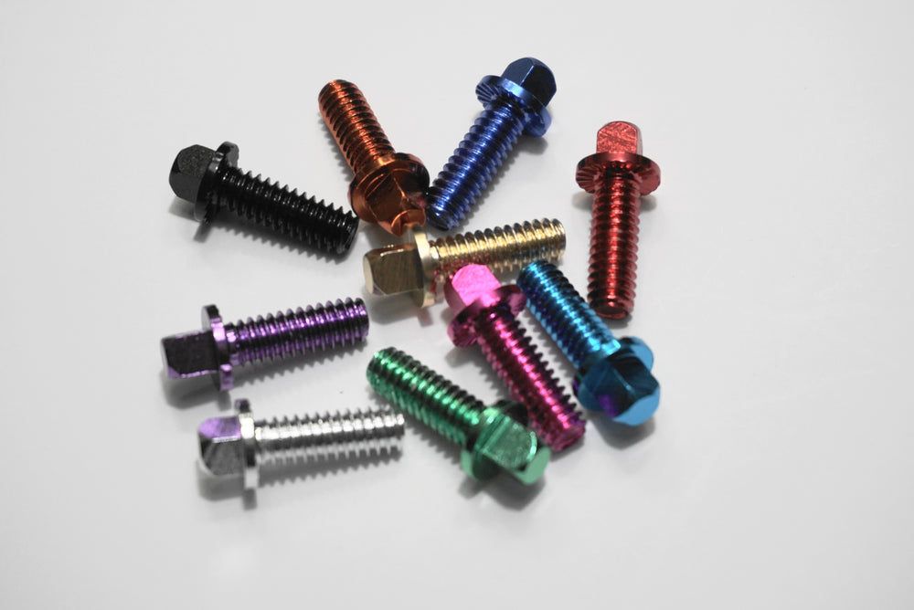 Rainbow hardware screws 10 count for RCP Drum Premium and Snap Shot Pads  RCP Drum Company   